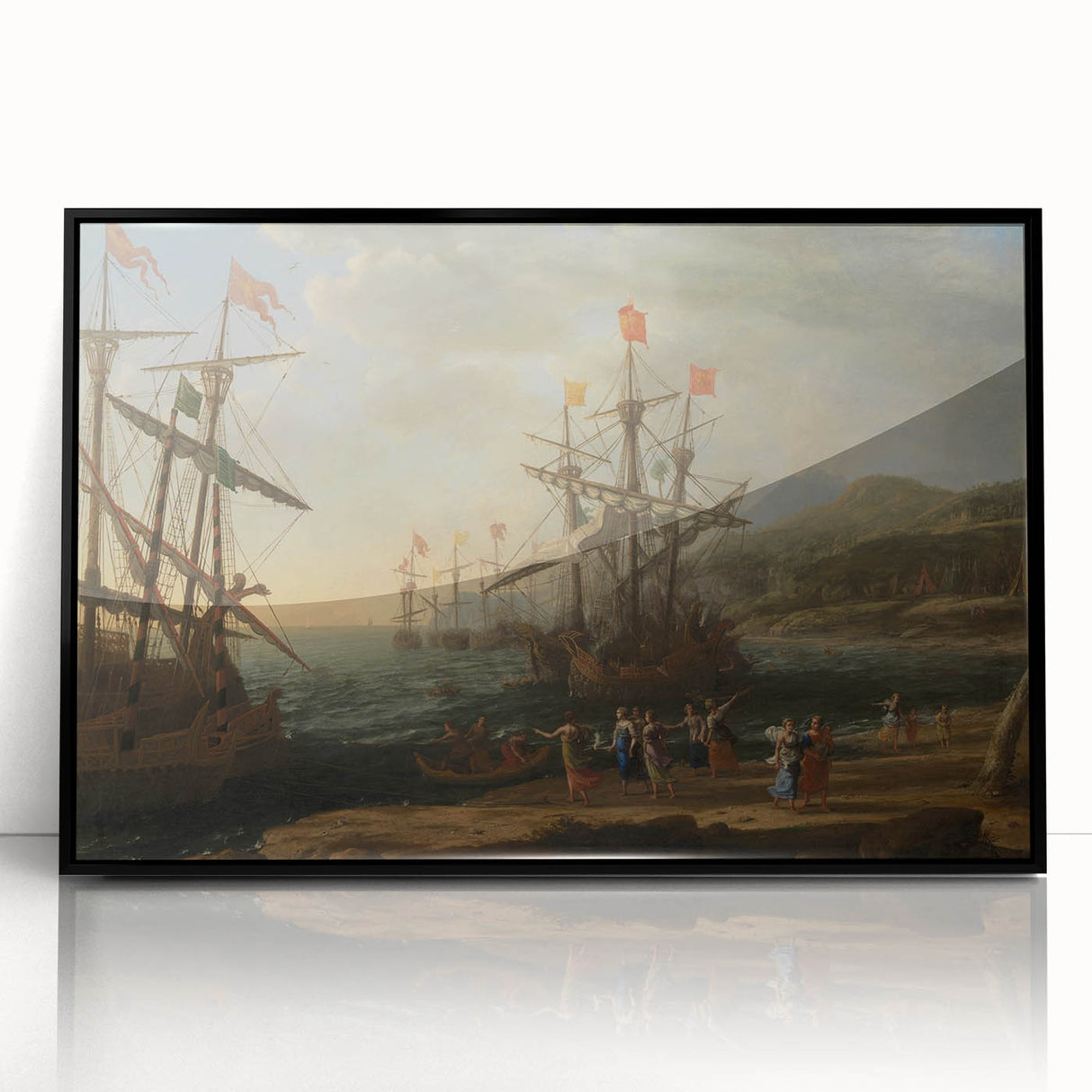 Baroque Maritime Scene: Classic Art Print with Nautical Grandeur