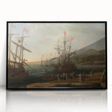 Baroque Maritime Scene: Classic Art Print with Nautical Grandeur