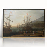 Baroque Maritime Scene: Classic Art Print with Nautical Grandeur