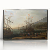 Baroque Maritime Scene: Classic Art Print with Nautical Grandeur