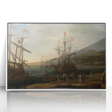 Baroque Maritime Scene: Classic Art Print with Nautical Grandeur