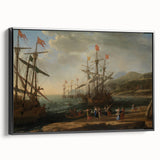 Baroque Maritime Scene: Classic Art Print with Nautical Grandeur