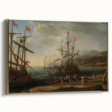 Baroque Maritime Scene: Classic Art Print with Nautical Grandeur