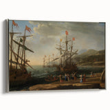 Baroque Maritime Scene: Classic Art Print with Nautical Grandeur