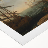 Baroque Maritime Scene: Classic Art Print with Nautical Grandeur