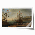 Baroque Maritime Scene: Classic Art Print with Nautical Grandeur