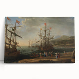 Baroque Maritime Scene: Classic Art Print with Nautical Grandeur