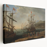 Baroque Maritime Scene: Classic Art Print with Nautical Grandeur