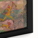 Expressionist Art - Running Hunter with Rifle by Arnold Peter Weisz-Kubínčan