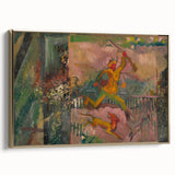 Expressionist Art - Running Hunter with Rifle by Arnold Peter Weisz-Kubínčan