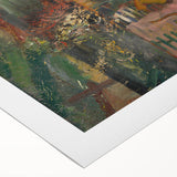 Expressionist Art - Running Hunter with Rifle by Arnold Peter Weisz-Kubínčan