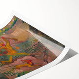 Expressionist Art - Running Hunter with Rifle by Arnold Peter Weisz-Kubínčan