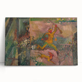 Expressionist Art - Running Hunter with Rifle by Arnold Peter Weisz-Kubínčan