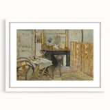 Impressionist Interior - Ker-Xavier Roussel Reading by Edouard Vuillard