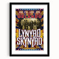 Lynyrd Skynyrd 2012 Concert Poster - Retro Rock Wall Art