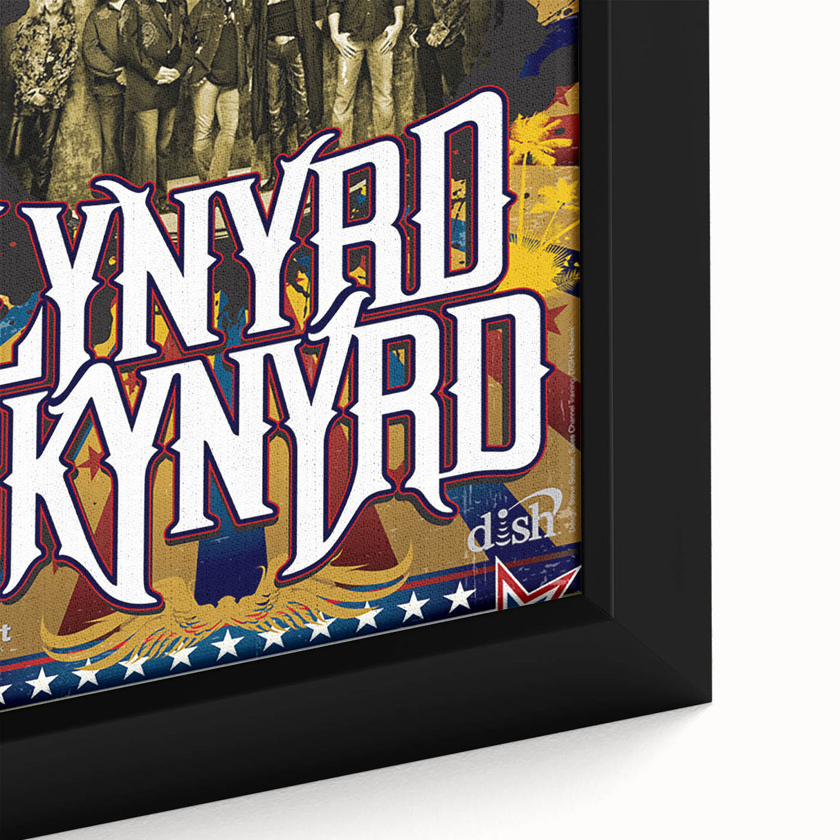 Lynyrd Skynyrd 2012 Concert Poster - Retro Rock Wall Art