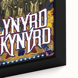 Lynyrd Skynyrd 2012 Concert Poster - Retro Rock Wall Art