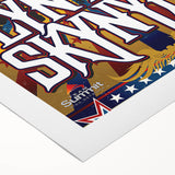 Lynyrd Skynyrd 2012 Concert Poster - Retro Rock Wall Art