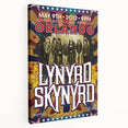 Lynyrd Skynyrd 2012 Concert Poster - Retro Rock Wall Art