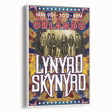 Lynyrd Skynyrd 2012 Concert Poster - Retro Rock Wall Art
