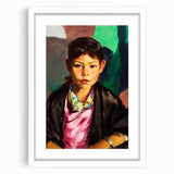 Pepita Realism Art Print - Detailed Portrait Realism Canvas Decor