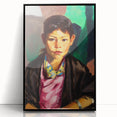 Pepita Realism Art Print - Detailed Portrait Realism Canvas Decor