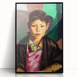 Pepita Realism Art Print - Detailed Portrait Realism Canvas Decor