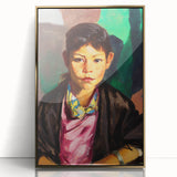 Pepita Realism Art Print - Detailed Portrait Realism Canvas Decor