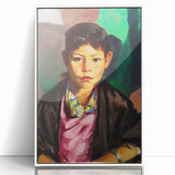 Pepita Realism Art Print - Detailed Portrait Realism Canvas Decor