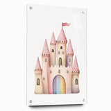 Princess Castle Girls Room Wall Art – Kids Room Art Print