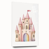 Princess Castle Girls Room Wall Art – Kids Room Art Print