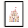 Princess Castle Girls Room Wall Art – Kids Room Art Print