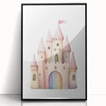 Princess Castle Girls Room Wall Art – Kids Room Art Print