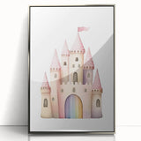 Princess Castle Girls Room Wall Art – Kids Room Art Print
