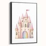 Princess Castle Girls Room Wall Art – Kids Room Art Print