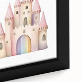 Princess Castle Girls Room Wall Art – Kids Room Art Print
