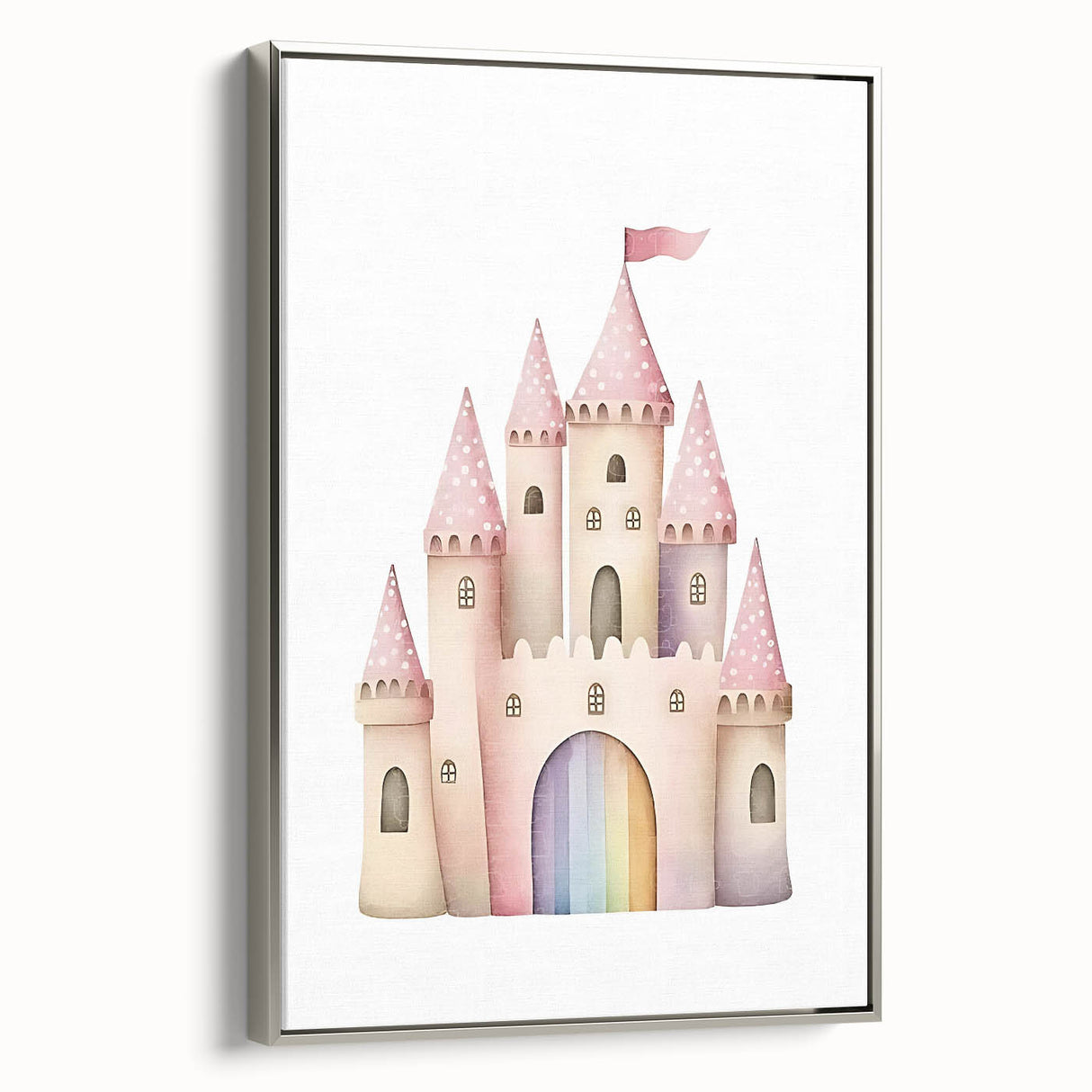 Princess Castle Girls Room Wall Art – Kids Room Art Print