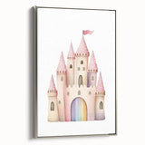 Princess Castle Girls Room Wall Art – Kids Room Art Print