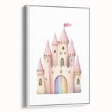 Princess Castle Girls Room Wall Art – Kids Room Art Print