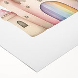 Princess Castle Girls Room Wall Art – Kids Room Art Print