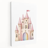 Princess Castle Girls Room Wall Art – Kids Room Art Print