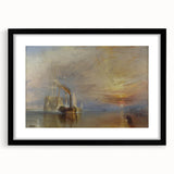 Romanticism Art - The Fighting Temeraire by J.M.W. Turner