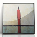 Minimalist Abstract Living Room Wall Art – Modern Canvas Print