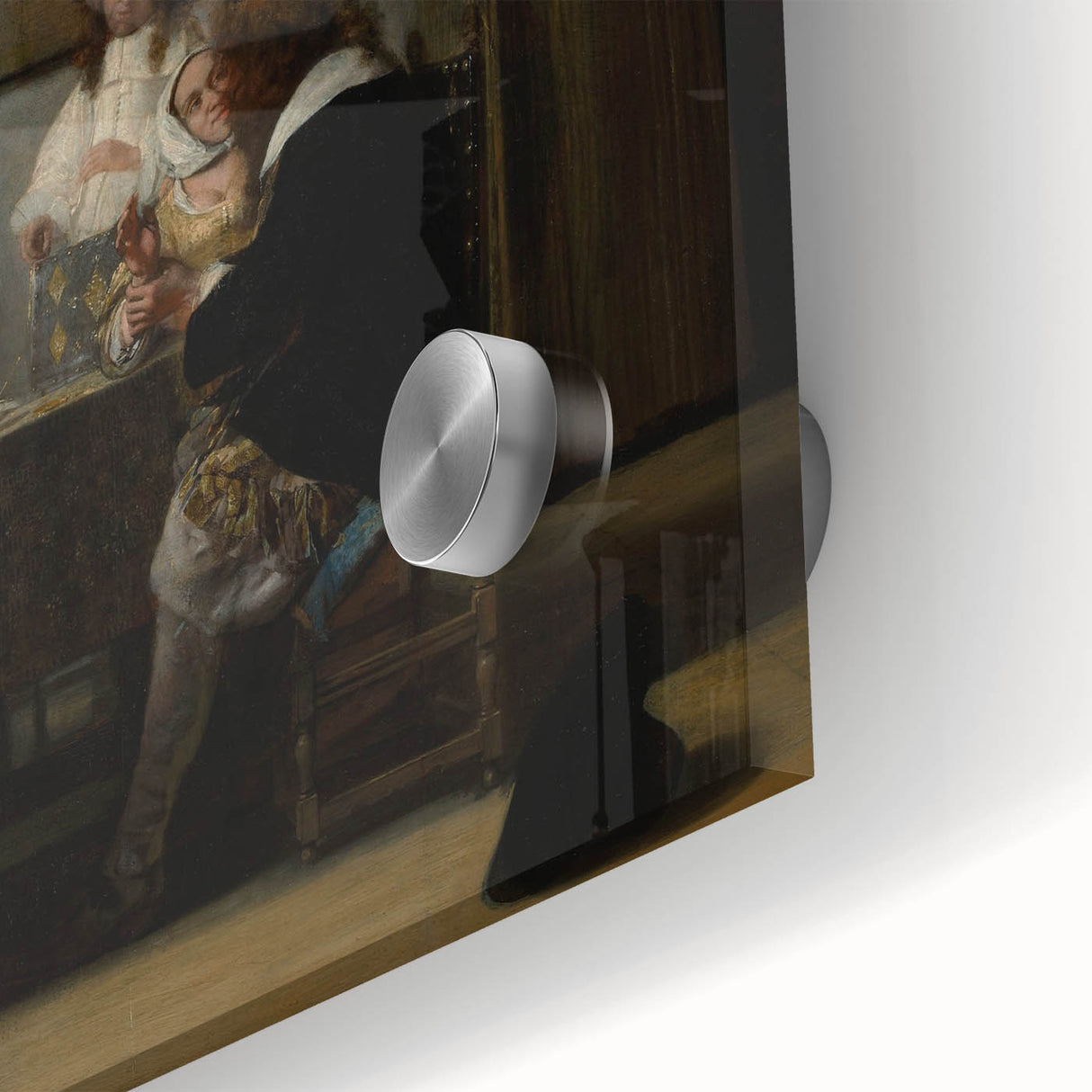Baroque Interior Scene: Classic Art Print with Timeless Refinement