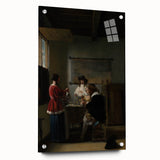 Baroque Interior Scene: Classic Art Print with Timeless Refinement