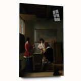Baroque Interior Scene: Classic Art Print with Timeless Refinement