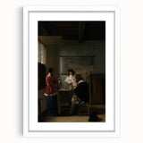 Baroque Interior Scene: Classic Art Print with Timeless Refinement