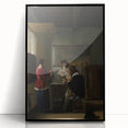 Baroque Interior Scene: Classic Art Print with Timeless Refinement