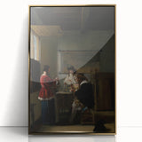 Baroque Interior Scene: Classic Art Print with Timeless Refinement