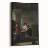 Baroque Interior Scene: Classic Art Print with Timeless Refinement